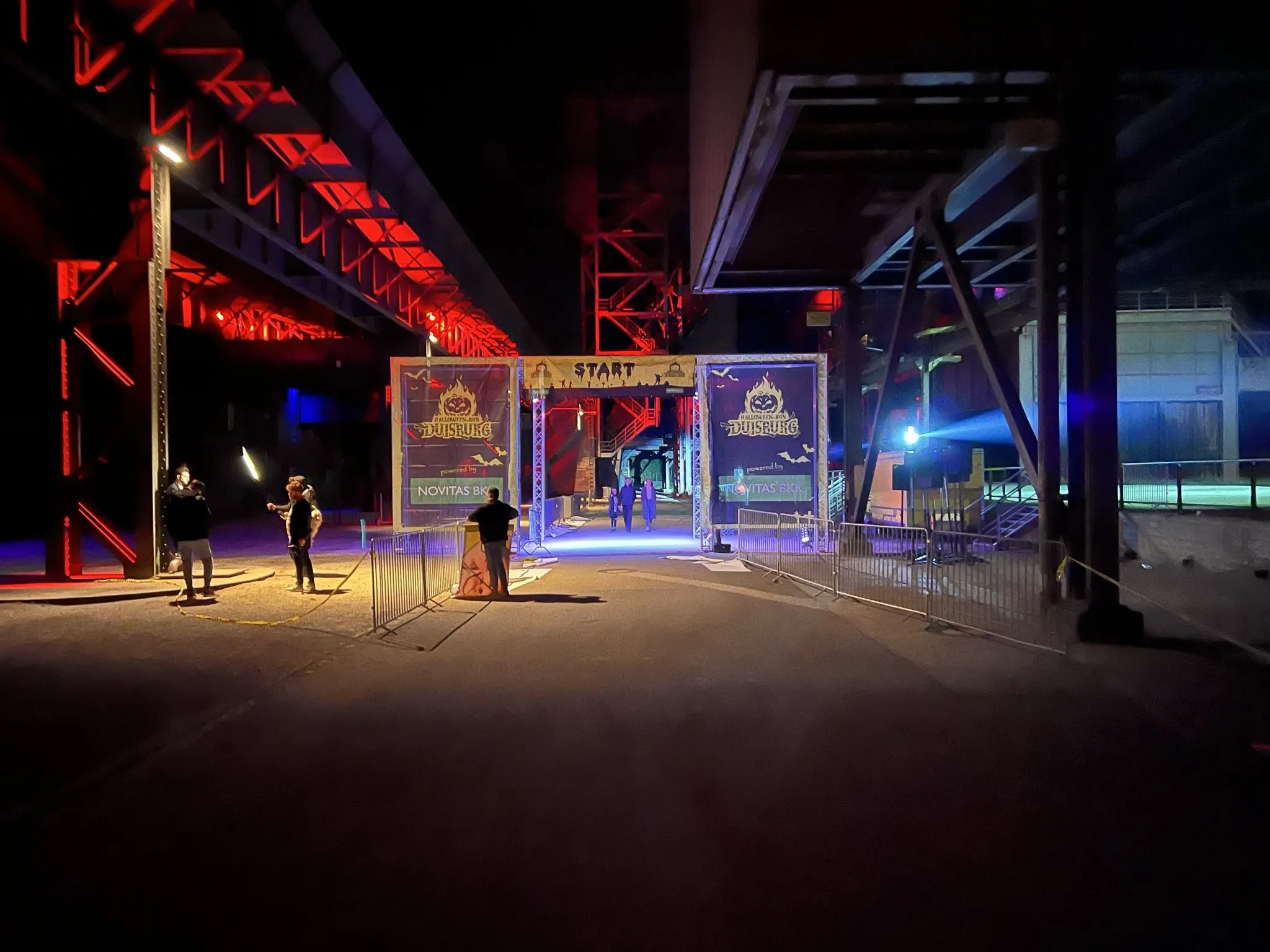 Impression vom Halloween-Run im Landschaftspark Duisburg-Nord