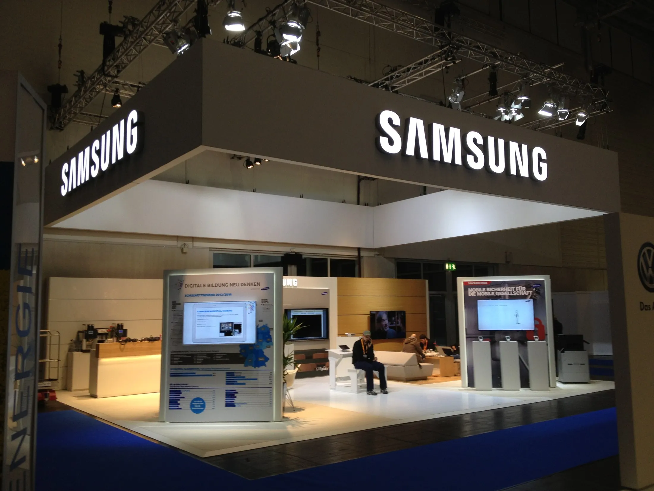 Samsung-Messestand, aufgebaut von Metronome